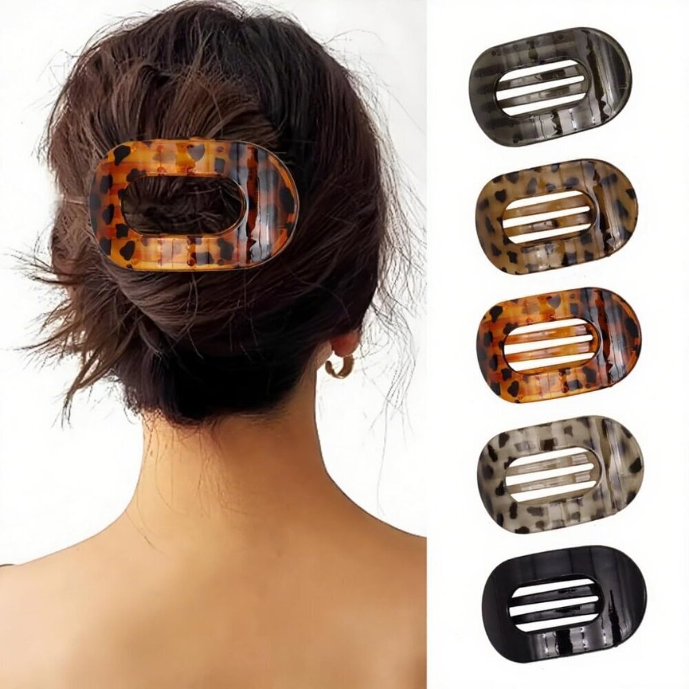Flat Hair Claw Clips Matte Medium Thick Hair Styles Office Yoga Party